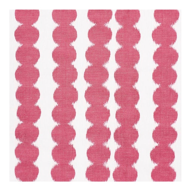 SAMPLE - Schumacher Full Circle Fabric In Fuchsia For Sale