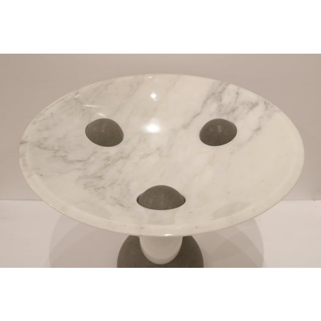 Modern Matteo Thun Modernist Marble Centerpiece , Italy 1980's For Sale - Image 3 of 8