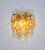 Vintage Italian Murano Wall Lights with 10 Amber Trasparent Glasses, 1990s, Set of 2 For Sale - Image 12 of 18