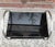 Metal 1930s Art Deco Etched Steel and Ebony Glass Two-Tier Side Table For Sale - Image 7 of 9