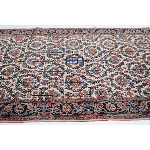 Antique Farahan Sarouk Rug 4'5'' x 6'10'' For Sale - Image 11 of 11