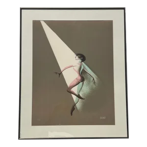 Vintage Al Hirschfield (1903-2003) Signed Lithograph