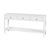 Blue Lark 65 in. W Rectangular Wood 3 Drawer Console Table with Lower Open Shelf, White For Sale - Image 8 of 8