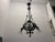 Metal Vintage Bronze Chandelier, 1940s For Sale - Image 7 of 9