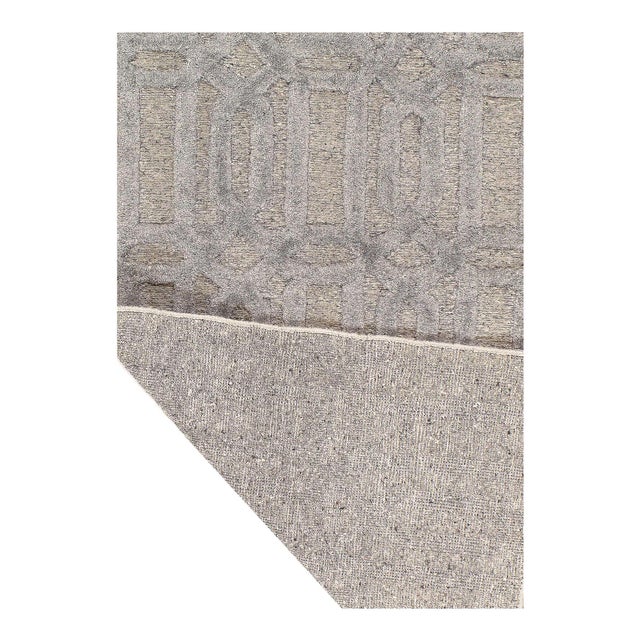 Modern Pasargad DC Fine Hand Knotted Modern Rug For Sale - Image 3 of 3
