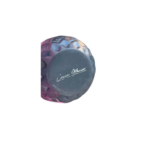 Cassa México Handcrafted Black Ceramic Tabletop Torch & Snuffer New in Box For Sale - Image 4 of 6