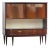 Vintage Art Deco Bar Cabinet in Rosewood, 1930s For Sale
