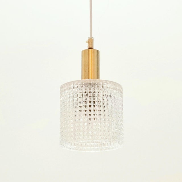 Stunning mid-century modern crystal glass pendant/ceiling light designed by carl fagerlund for orrefors (sweden, 1960s)....