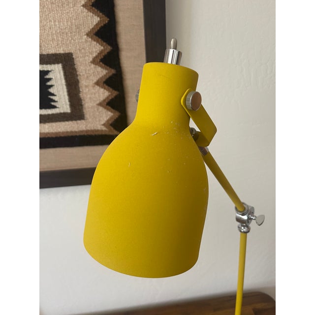 Mid-Century Modern Wild & Wolf English Mustard Student Lamp - Discontinued For Sale - Image 3 of 7