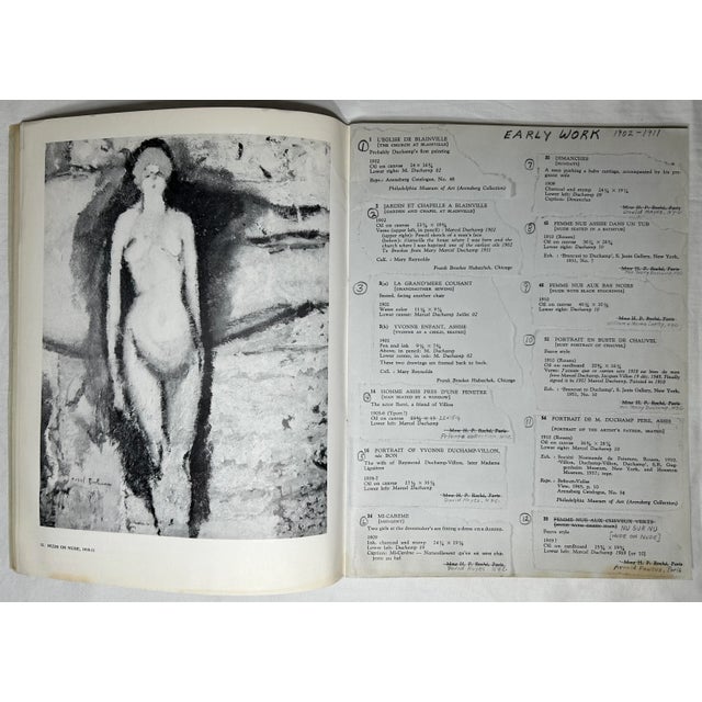 Mid-Century Illustrated Art Catalog, Marcel Duchamp: A Retrospective Exhibition (By or of Marcel Duchamp or Rrose Sélavy) - 1 Book For Sale In San Francisco - Image 6 of 12