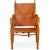 Mid-Century Modern Leather and Oak "Safari" Chair by William Kienzle, Ca. 1950 For Sale - Image 3 of 18