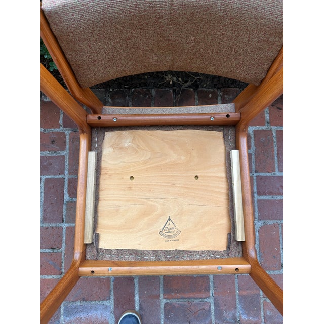 1970s Pair of Danish Modern Teak Dining Chairs by Findahl's Møbler, Denmark For Sale - Image 11 of 15