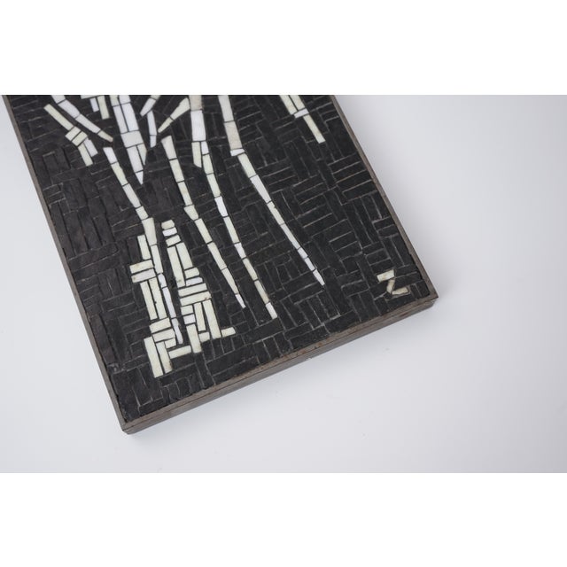 Mid-Century Modern Mosaic Birds Wall Plate by R. Zimmermann for Ritter, 1950s For Sale - Image 4 of 9