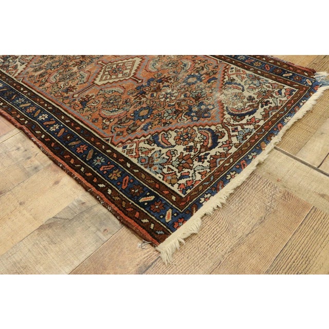 Antique Persian Hamadan Rug - 02'06 X 03'07 For Sale In Dallas - Image 6 of 8