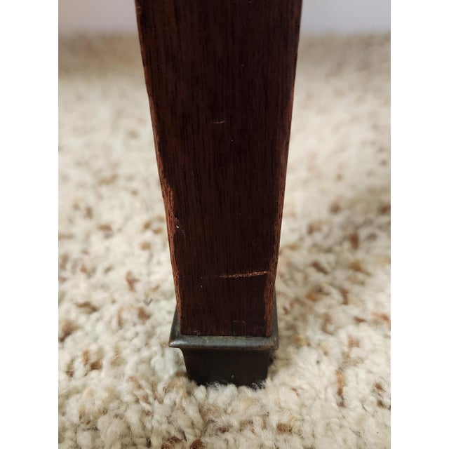 Oxblood Red 19th Century Federal Style Mahogany Secretary Desk For Sale - Image 8 of 17