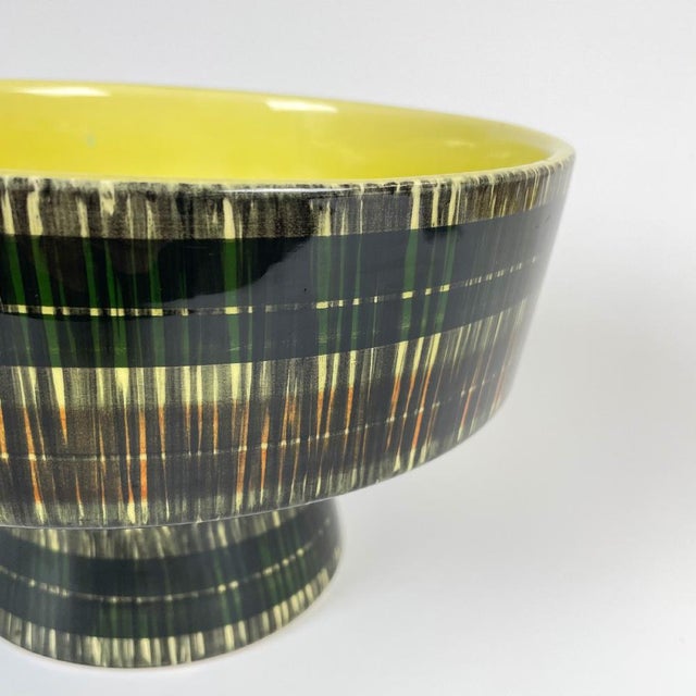 Large Stooted Ceramic Bowl in Saint-Clément, 1950s For Sale - Image 3 of 5
