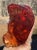 Glass Rare Large Cambridge Amber Glass Buddha Bookend Figurine Art Deco Antique For Sale - Image 7 of 12