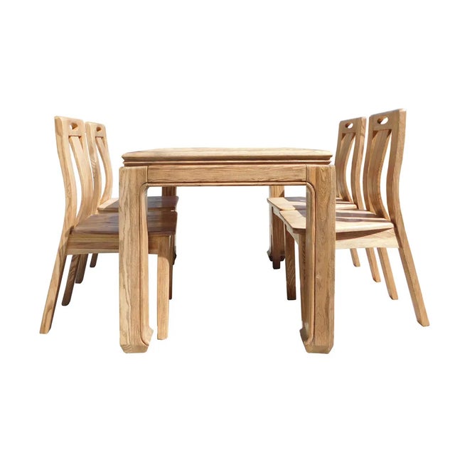 Light Wood Dining Set Chairish