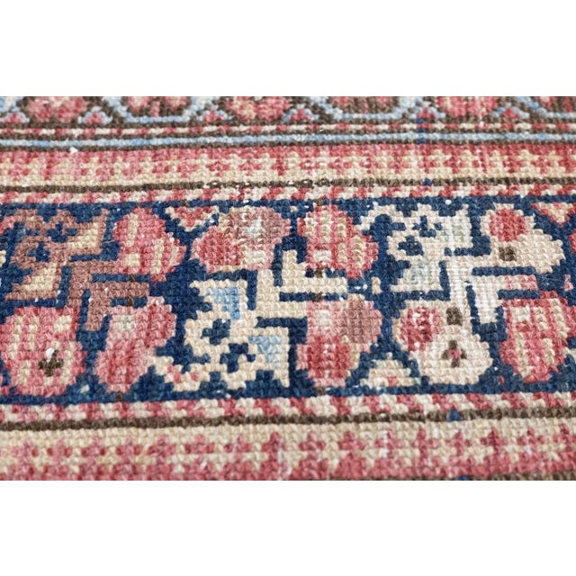 Antique Malayer Shabby Chic Rug 5'9'' X 12'9'' For Sale - Image 10 of 12