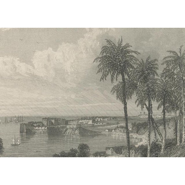 Bombay Harbor and Fort from the Hills, 1859, Paper For Sale - Image 6 of 9