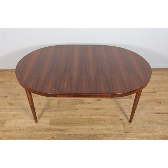 Mid-Century Extendable Rosewood Dining Table from Feldballes Møbelfabrik, Denmark, 1960s For Sale - Image 10 of 17