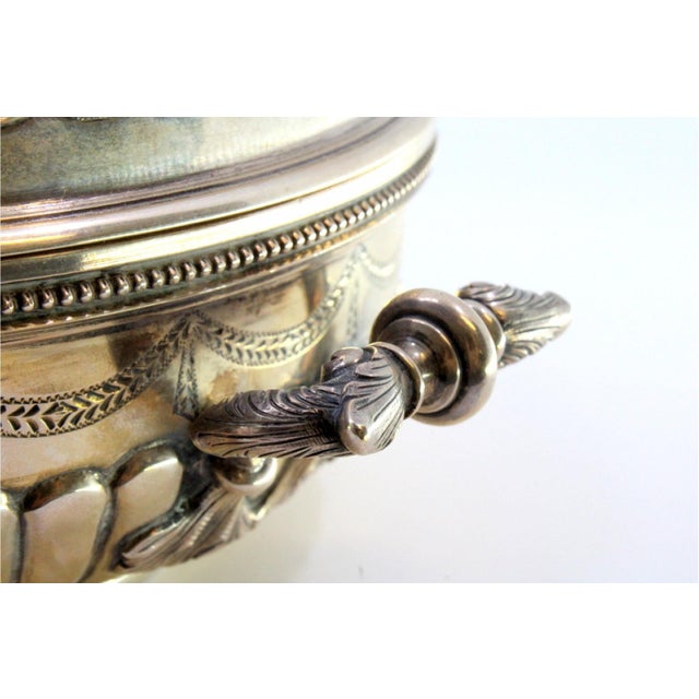 Gummed Silver Candy Box with Engravings For Sale - Image 9 of 11