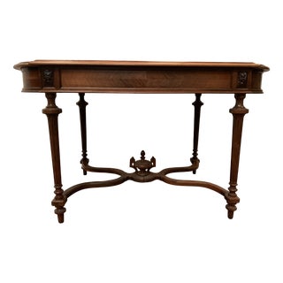 Napoleon III Rosewood and Veneer Desk, 1800s For Sale