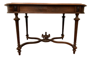 Napoleon III Rosewood and Veneer Desk, 1800s