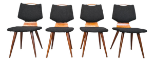 Mid-Century Scandinavian Dining Chairs, 1960s, Set of 4