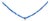 Sterling Silver Diamond Accent Blue Lapis Bead Station Necklace For Sale