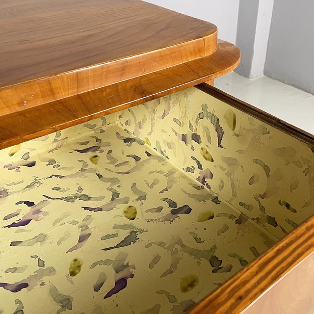 Italian Biedermeier Style Chest of Drawers in Wood, 1930s For Sale - Image 6 of 16