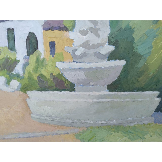 Modernist Swedish Landscape Painting by Arne Granhall 1983 For Sale - Image 10 of 18
