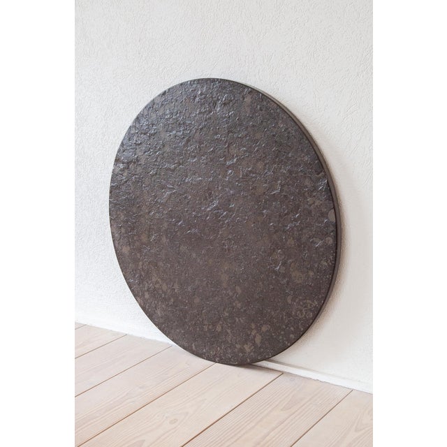 Wood French Oak Coffee Table with Fossils, 1960s For Sale - Image 7 of 10