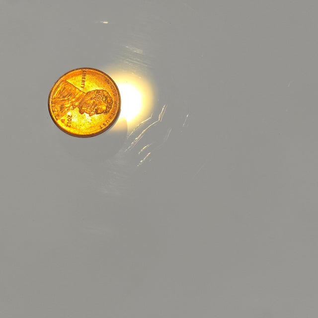 Aziz Designs Custom Glass/Lucite Accent Table For Sale - Image 9 of 9