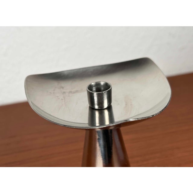 Vintage Metal Candleholder from Selandia, Norway, 1970s For Sale - Image 5 of 8
