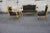 French Antique 19th Century French Louis XV Gilded Living Room, Parlor Set- 3 Pieces For Sale - Image 3 of 10