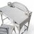 White Woven Wicker Writing Desk and Matching Side Chair For Sale - Image 18 of 18