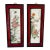 1900s Antique Chinese Qing Dynasty Porcelain Plaques Screen, Framed - Set of 2 For Sale