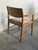 Wood Oak Armchair With Upholstered Seat Danish Mid-Century Modern Vintage For Sale - Image 7 of 11