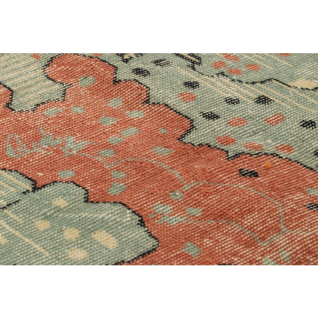 Hand-knotted in wool, circa 1960 – 1970, this 4×7 vintage Müren Art Deco rug is Mid-century curation from Rug & Kilim. It...