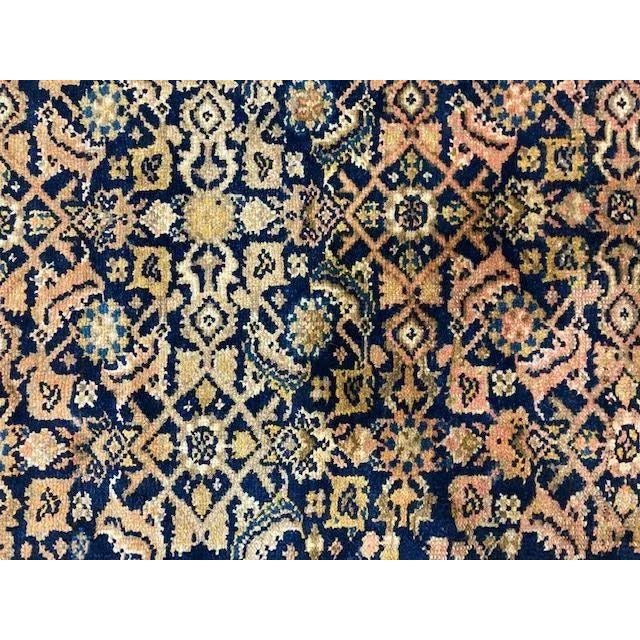 1930's Persian Halvayi Bijar Runner, 3'6" X 13'10" For Sale - Image 9 of 13