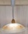 Wood Vintage Ceiling Lamp with Glass Shade on Beechwood Mount, 1990s For Sale - Image 7 of 7