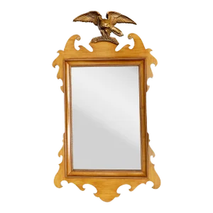 Mid-Century Turner Federal Style Wall Mirror With Eagle