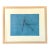 Vintage Original Abstract Oil Paining on Paper For Sale