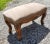 Taupe 1980s Small Italian Footstool With Taupe Ultrasuede For Sale - Image 8 of 8