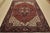 This authentic vintage traditional tribal Heriz rug is hand-knotted with fine wool and natural dyes. This nomadic oriental...
