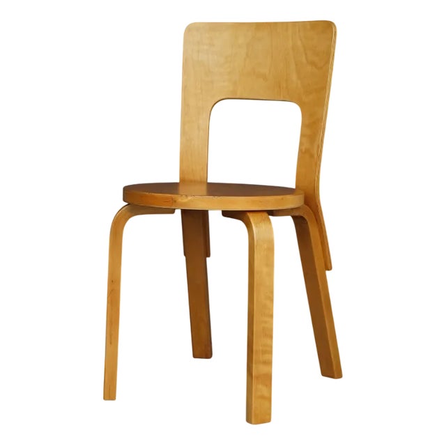 Model 66 Side Chair by Alvar Aalto for Artek, 1940s For Sale
