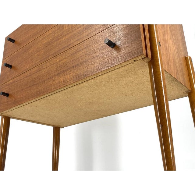 Small Teak Chest of Drawers, Germany, 1950s For Sale - Image 13 of 17