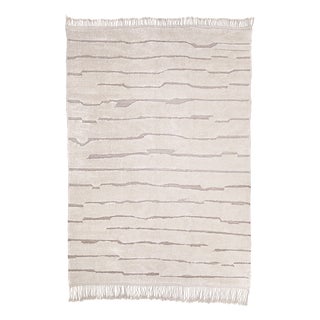 Hand-Knotted Wool Premium Rug by Azele Studio For Sale