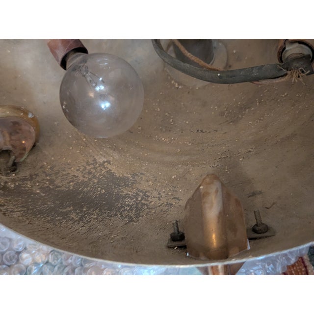 1930's French Art Deco Chandelier Attributed to Artelier Petitot For Sale - Image 9 of 10